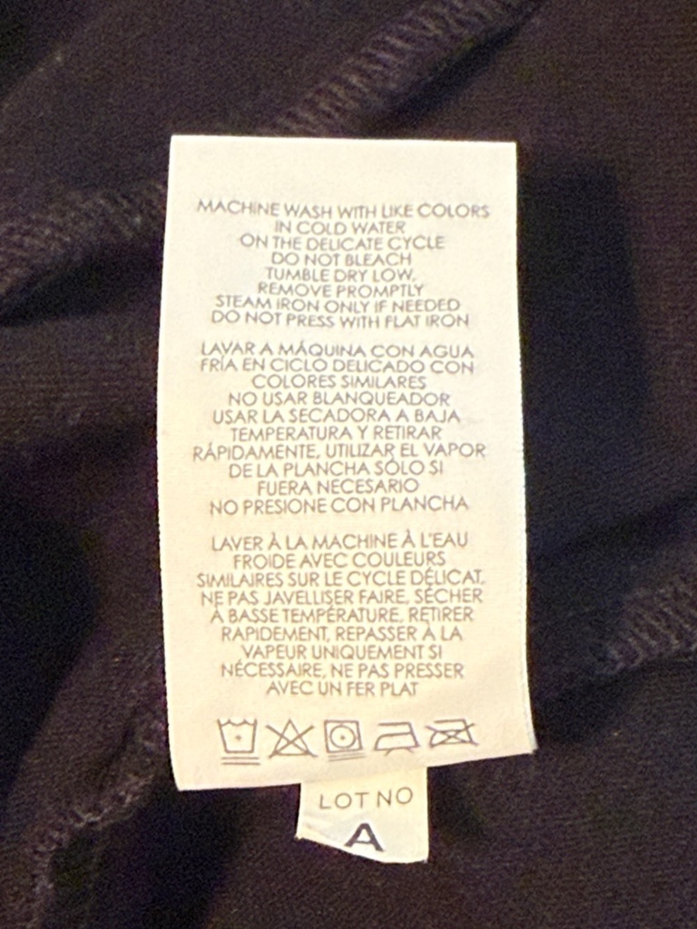 CAbi 3176 Convertible Crop & Duster Jacket Black /Gray Size Small - Picture 12 of 12